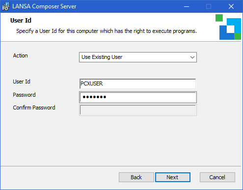 user id dialog